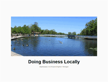 Tablet Screenshot of doing-business-locally.com